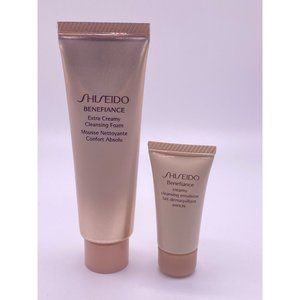 Shiseido Benefiance Extra Creamy Cleanser foam creamy emulsion